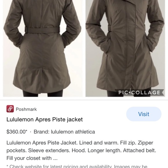 Lululemon Apres Piste jacket - Picture 4 of 8